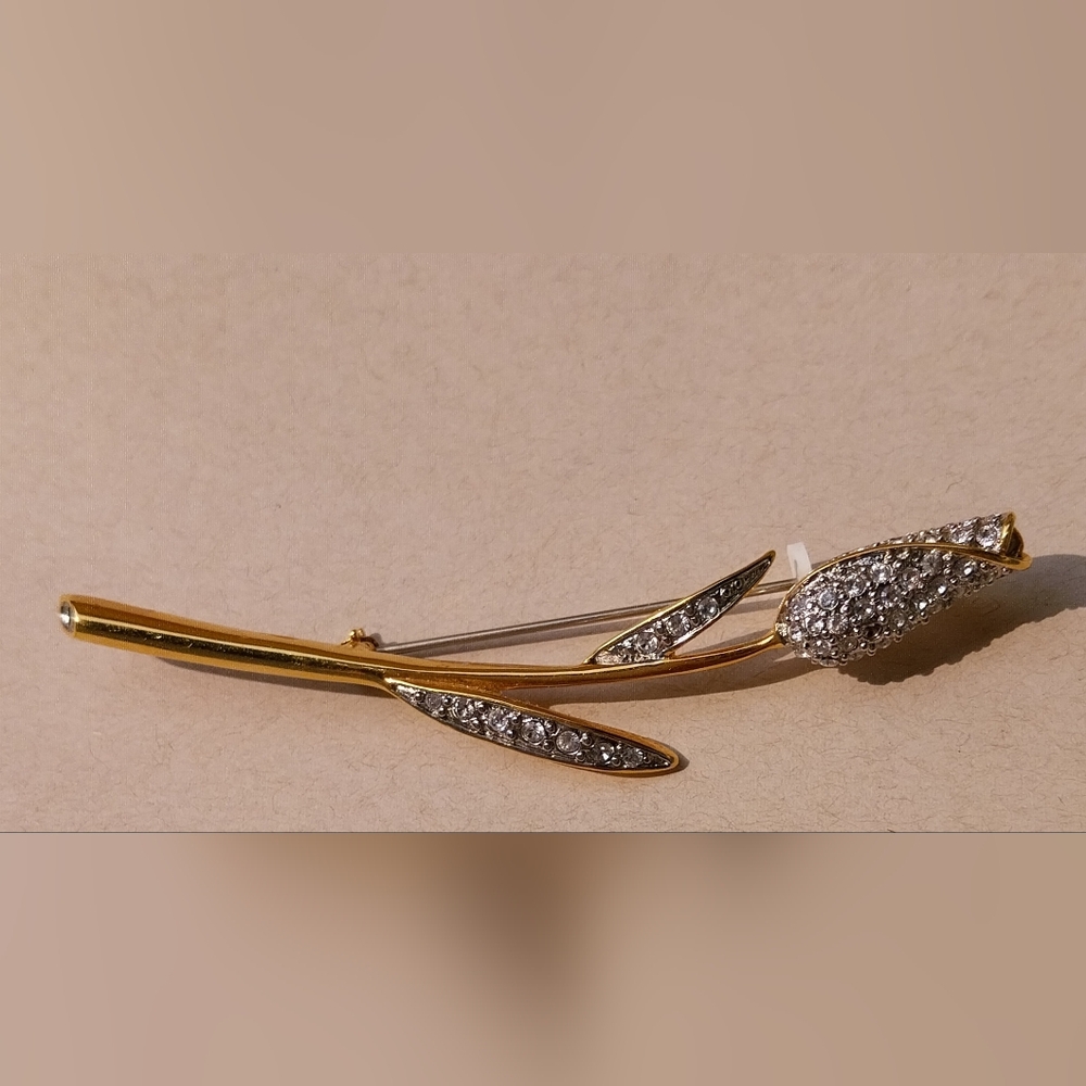 Batler Gold & Silver Leaf Brooch Butler
